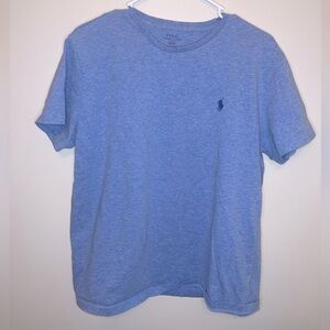 Polo Ralph Lauren Mens Crew Neck Short Sleeve Heather Blue Tshirt Size M VGUC